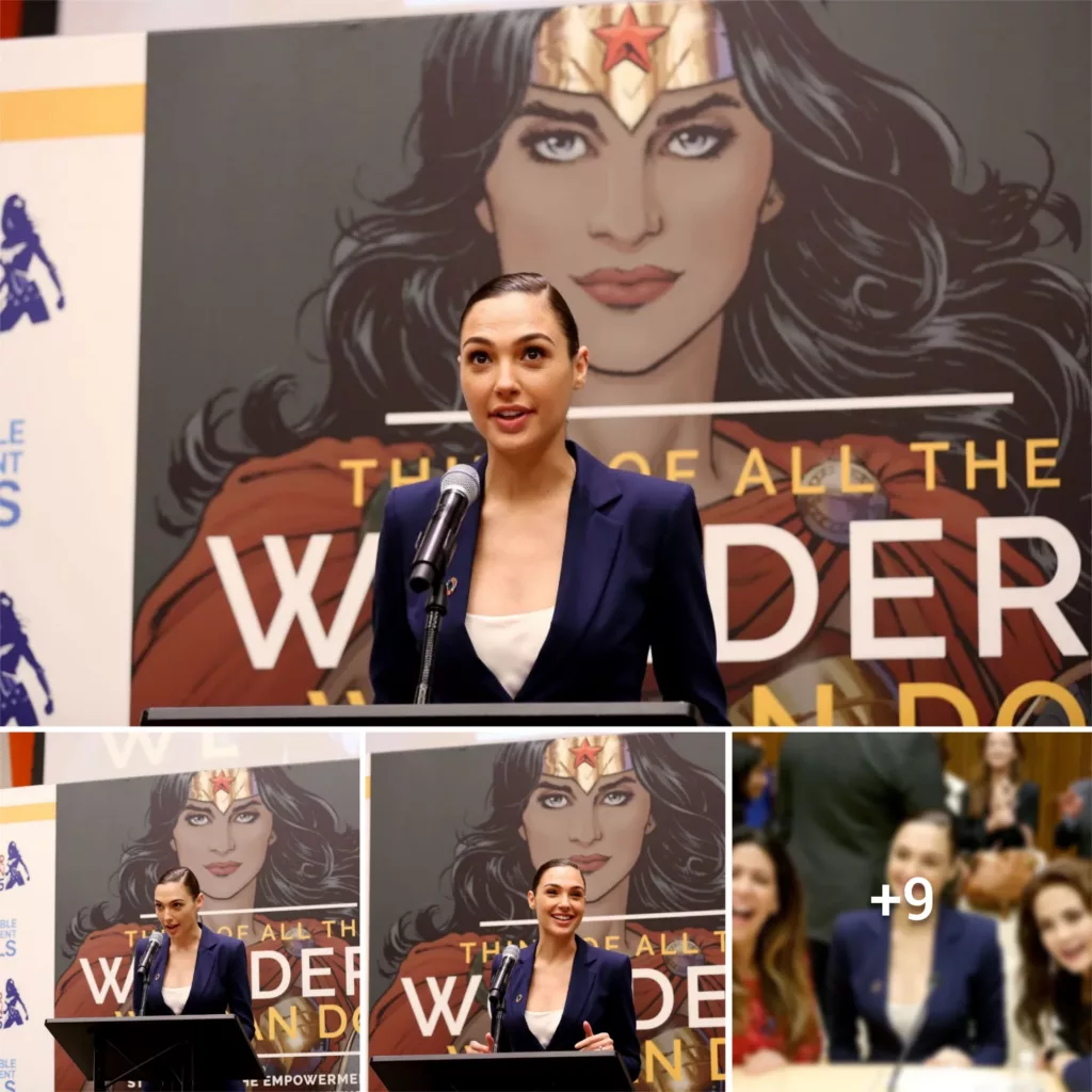 “Unleashing Her Inner Wonder: Gal Gadot Brings Star Power to the United Nations Ambassador Awards in New York”